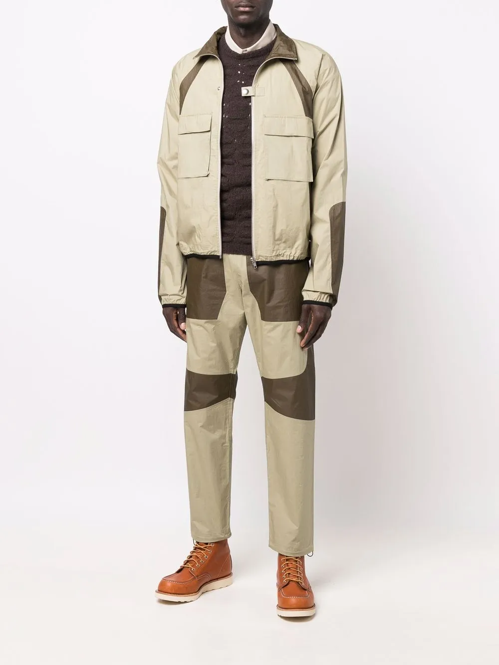 RANRA Bomberjack met rits - Beige