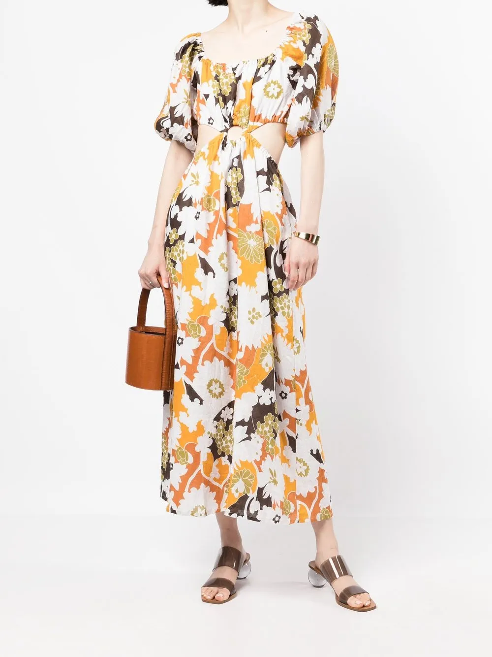 Faithfull the Brand Maxi-jurk - Geel