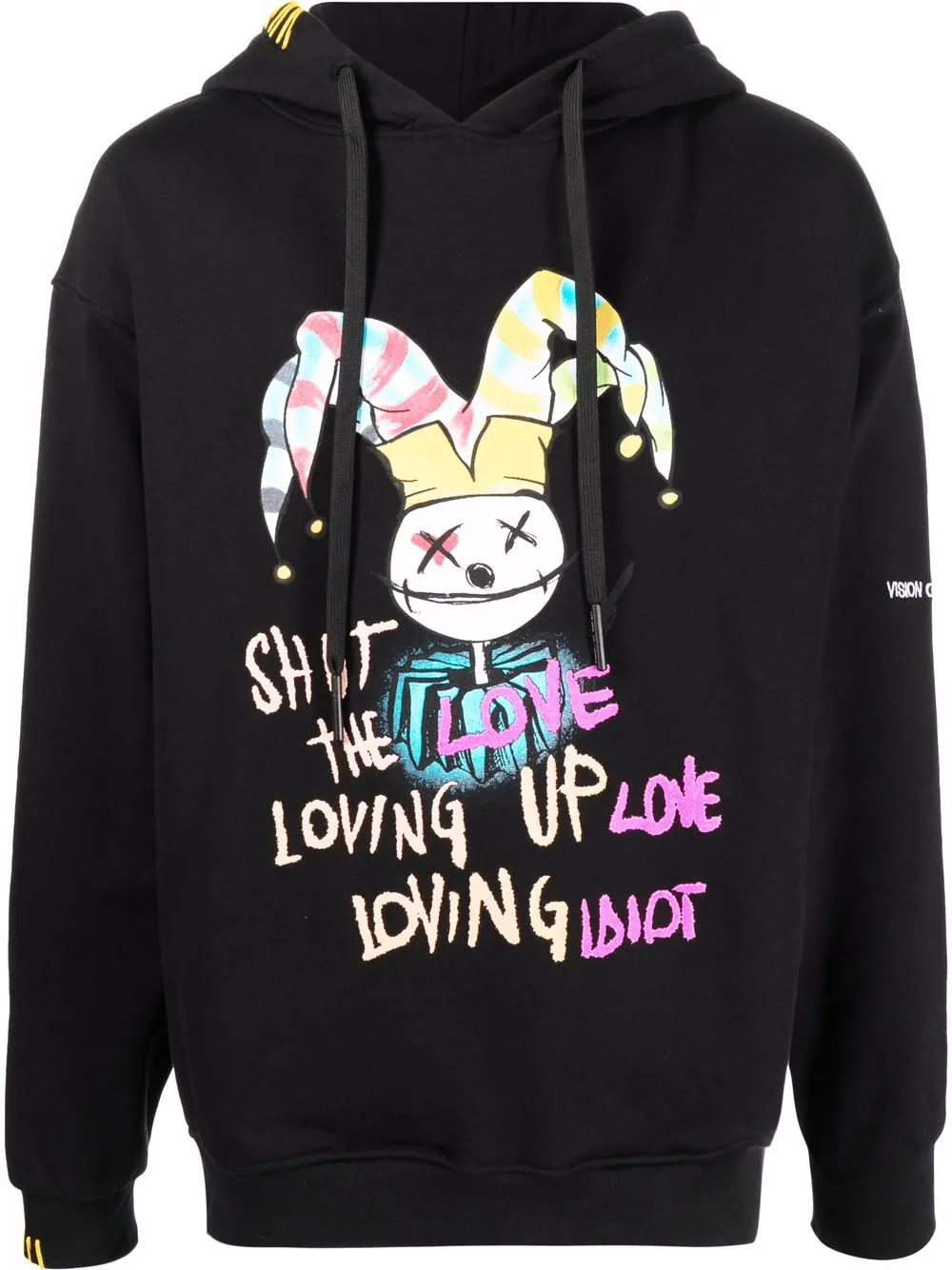 

Vision Of Super hoodie Shut The Love - Negro