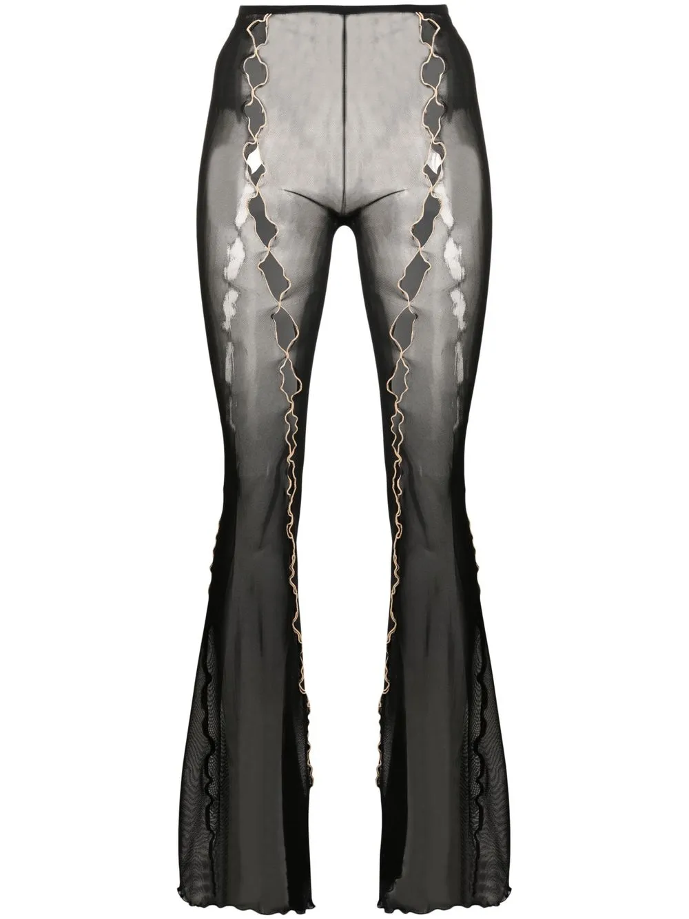 RUI Mesh Flared Trousers - Farfetch