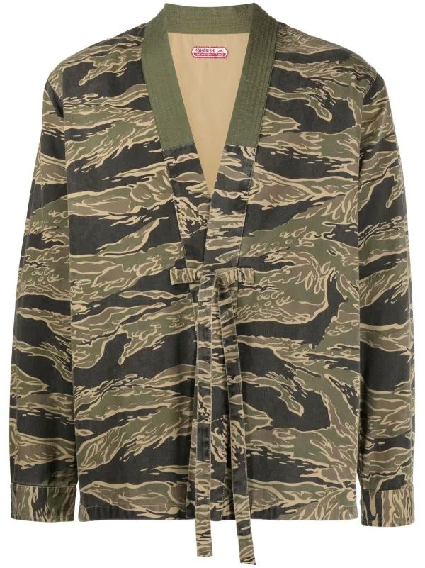 Maharishi カモフラージュ タイウエスト ジャケット Farfetch
