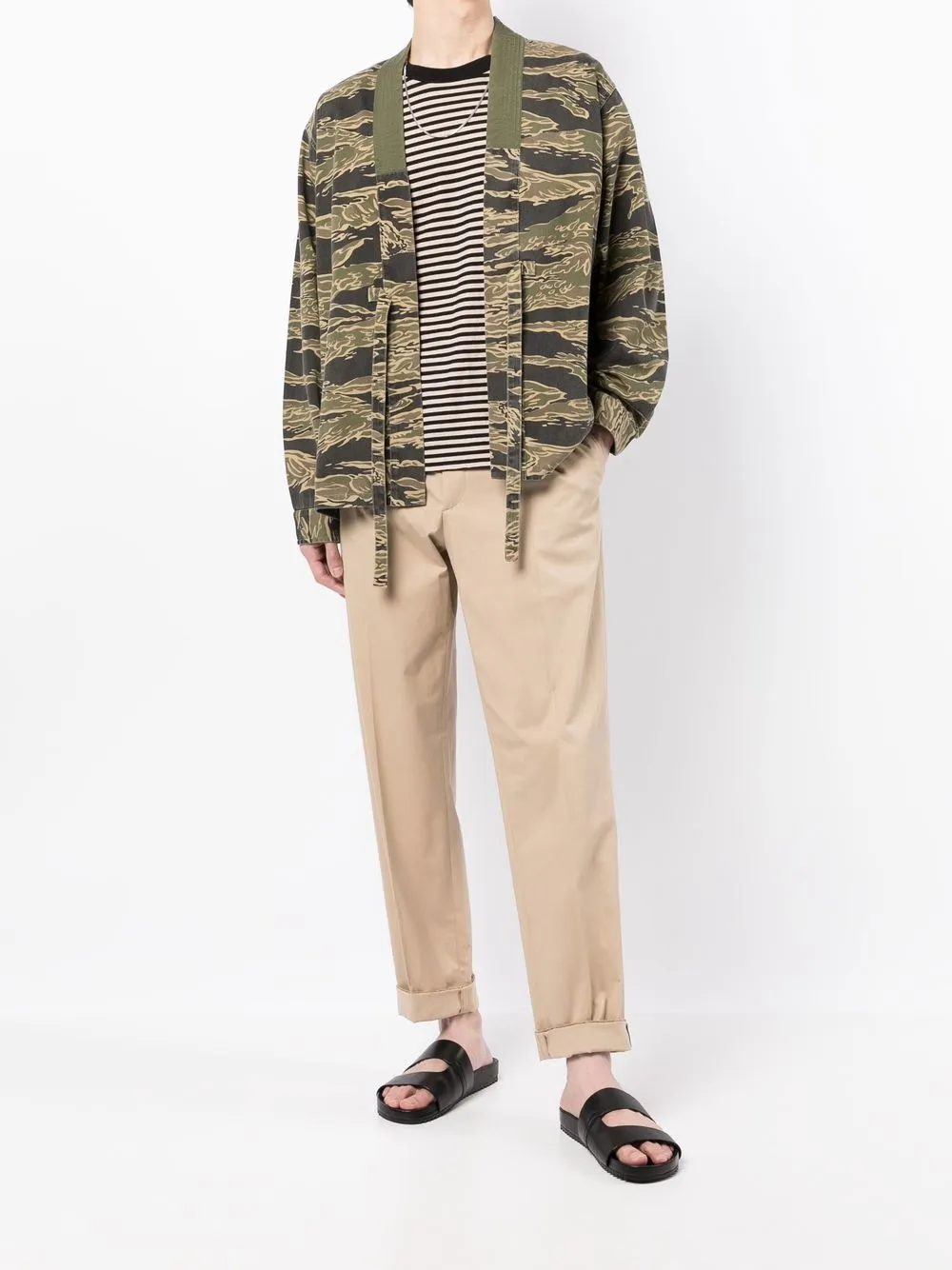 Maharishi Jack met camouflageprint - Groen