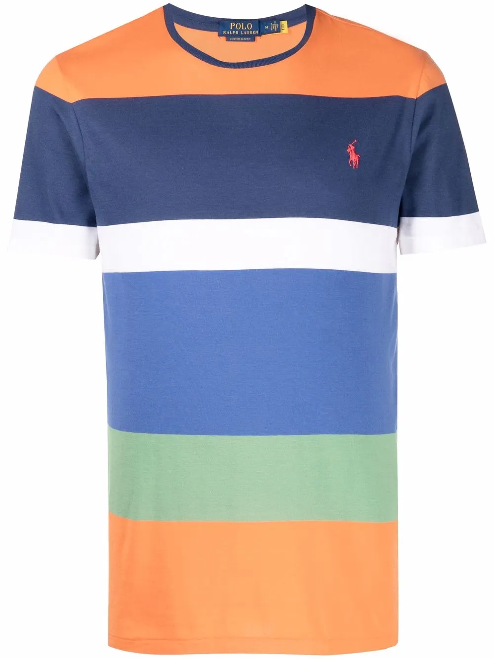 

Polo Ralph Lauren playera Polo Pony a rayas - Naranja