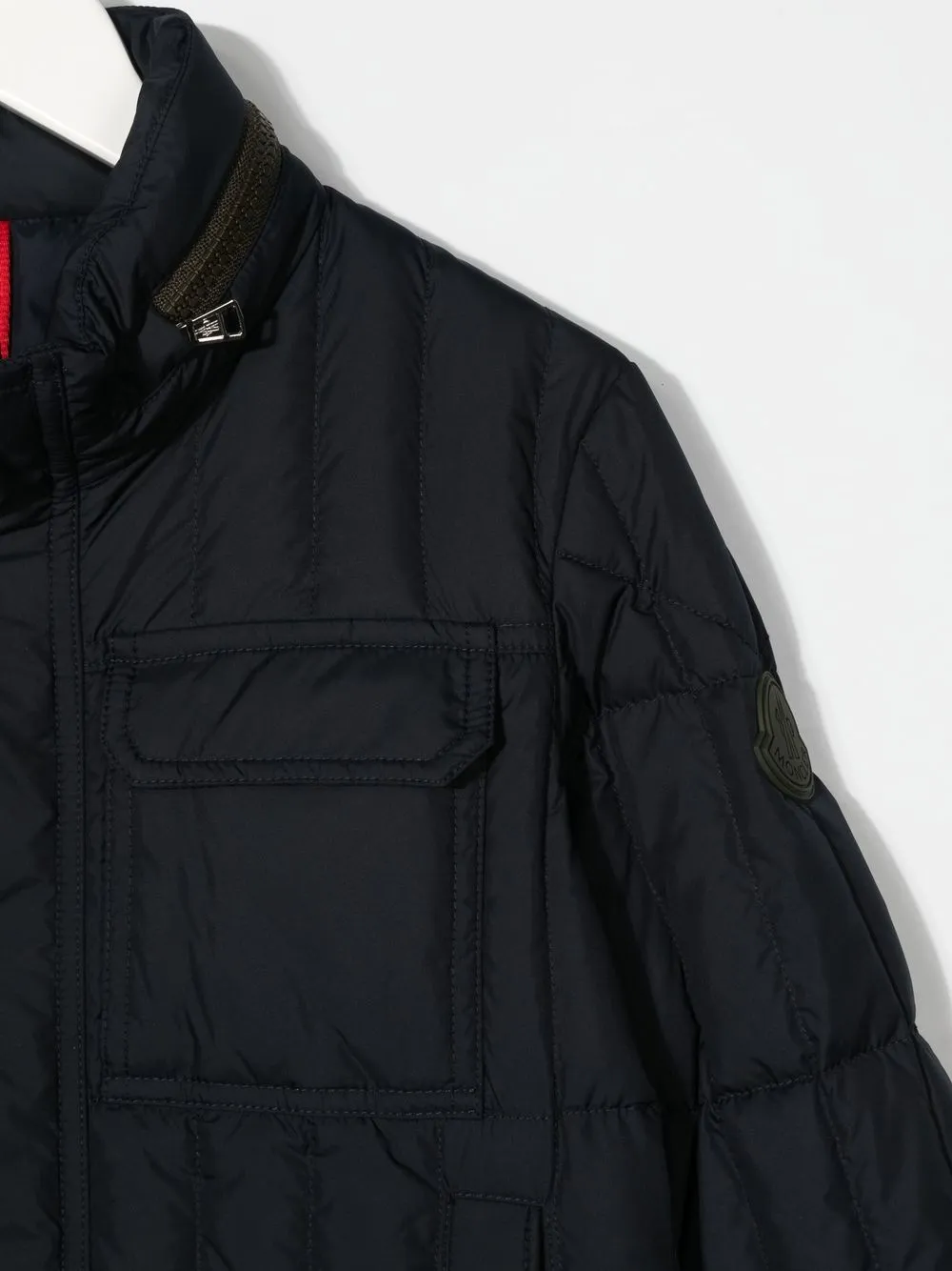 Moncler Teen Cosme Down-filled Puffer Jacket In Blue
