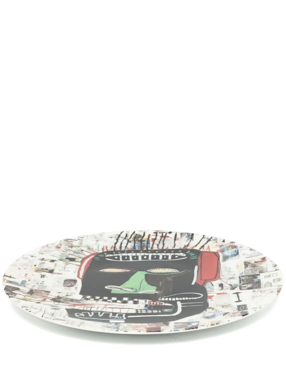 

Jean-Michel Basquiat X Browns sketch print round plate - Multicolour
