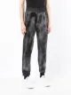 Avant Toi distressed fade-print track pants