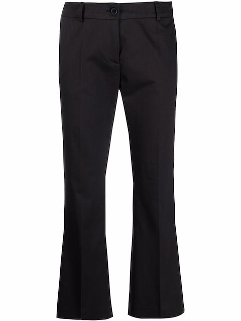 Alberto Biani cropped flared trousers