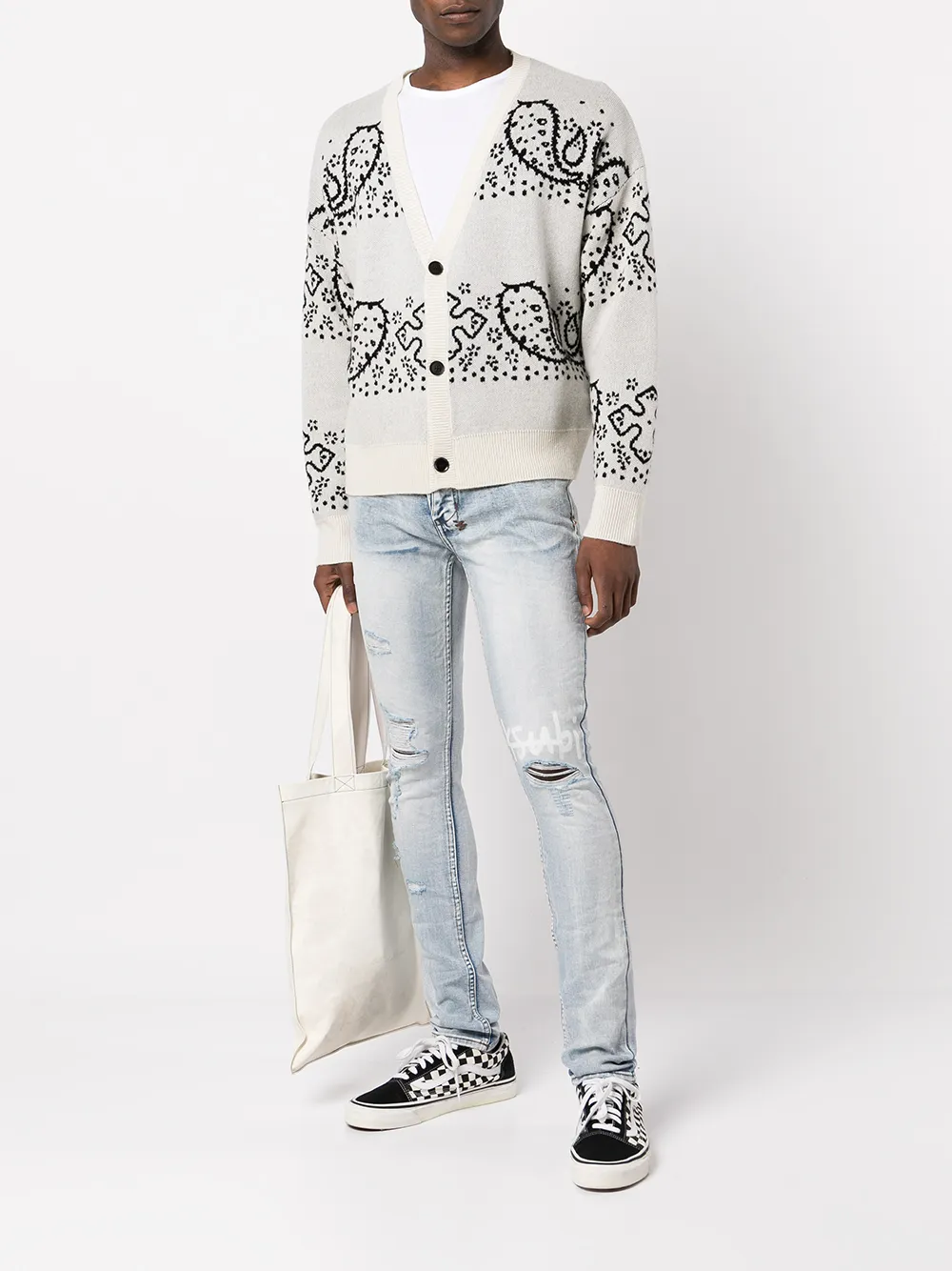 Rhude Gestreept vest - Wit