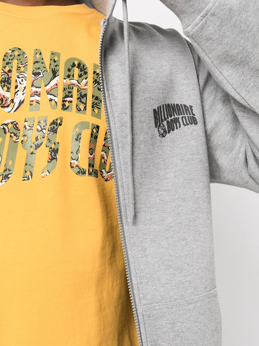 Billionaire Boys Club Bb Eva Zip-front Hoodie In Gray