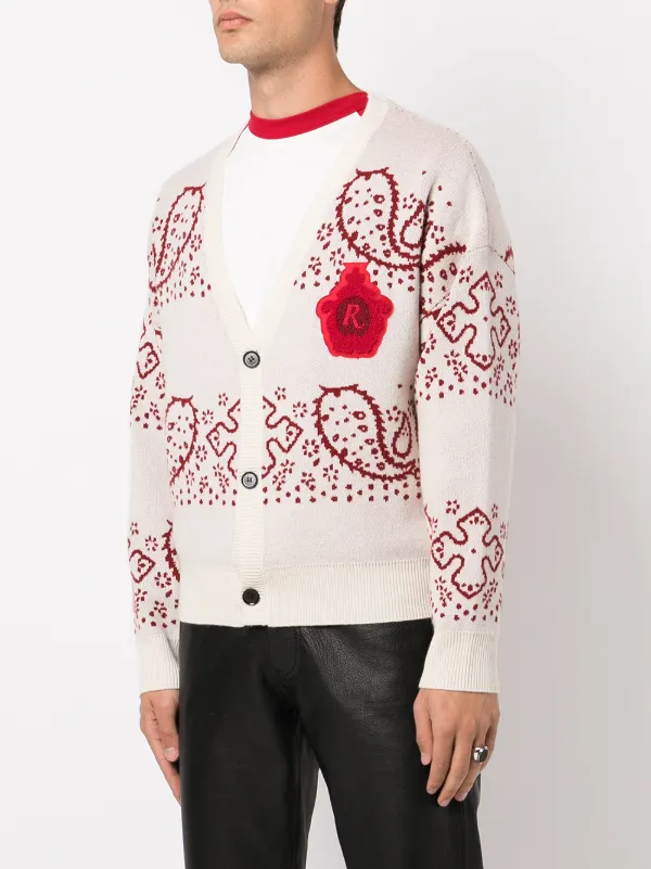 Rhude intarsia-knit Cardigan - Farfetch