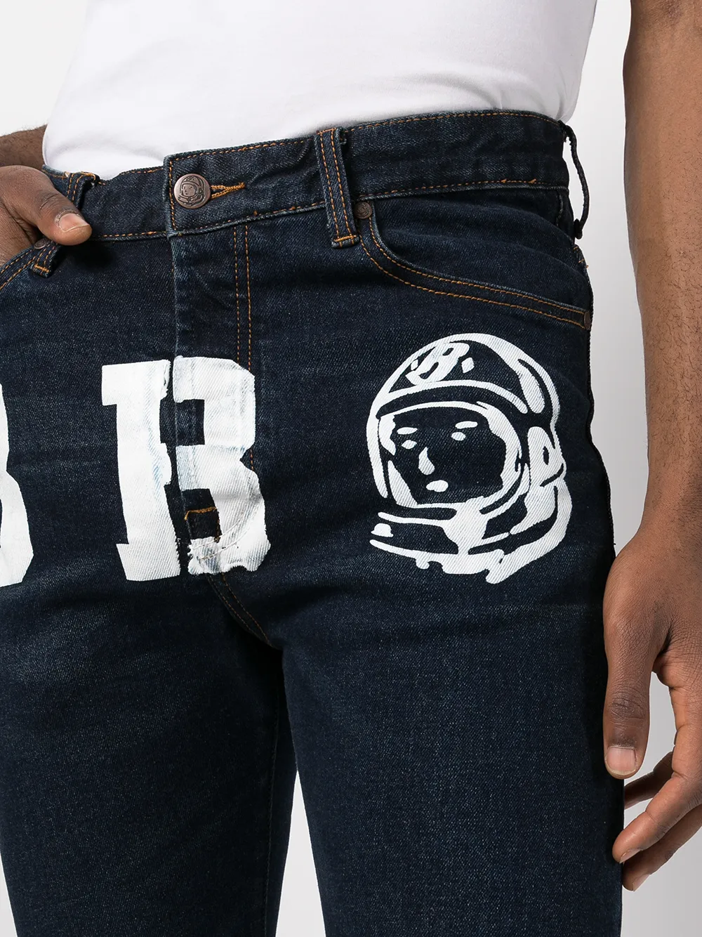 Billionaire Boys Club Slim-fit jeans Blauw