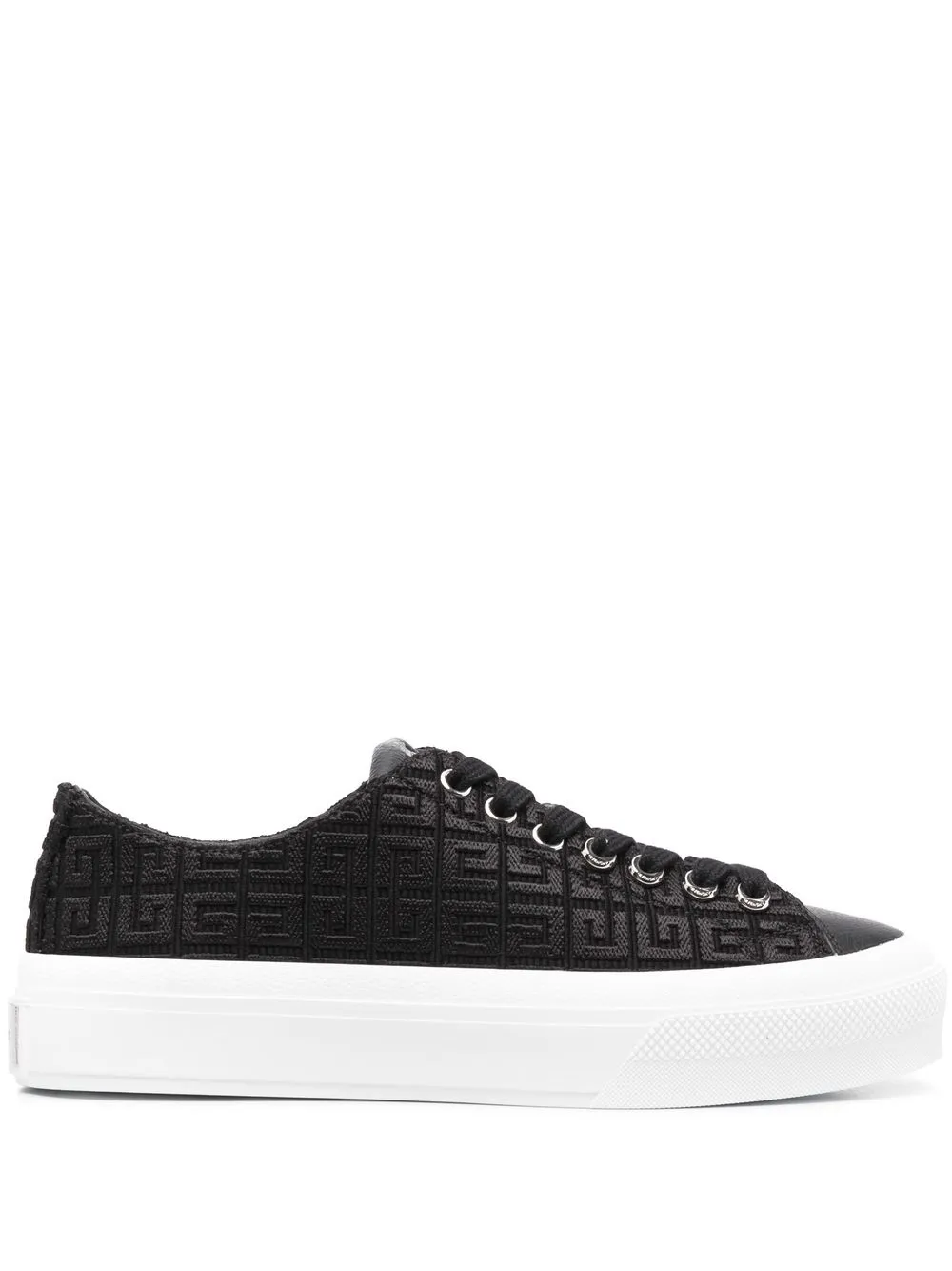 

Givenchy tenis 4G en jacquard - Negro