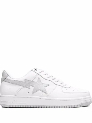 All white bapesta sales