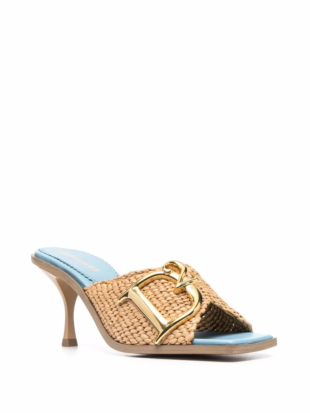DSQUARED2 mules con placa del logo | Sandalias con tacón | Image 2