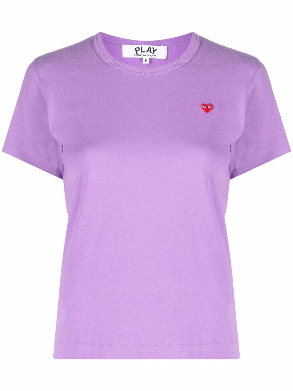 Image 1 of Comme Des Garçons Play cotton embroidered-logo T-shirt