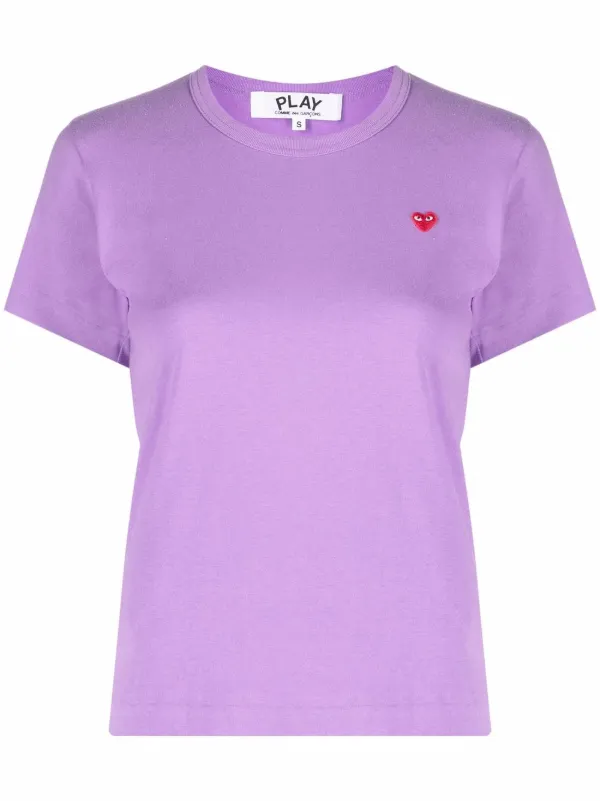 Comme de garcons purple sales shirt