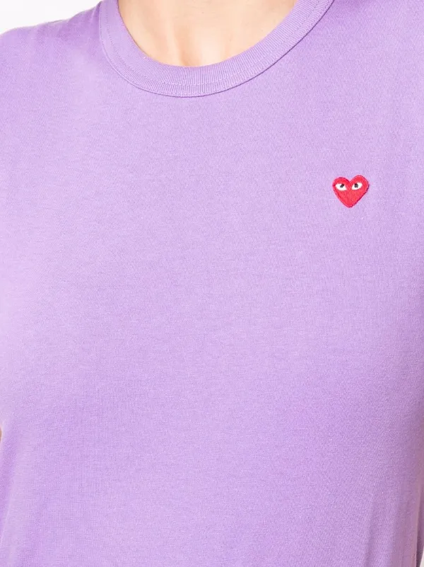 Comme Des Garcons Play Sudadera Con Logo Bordado Farfetch