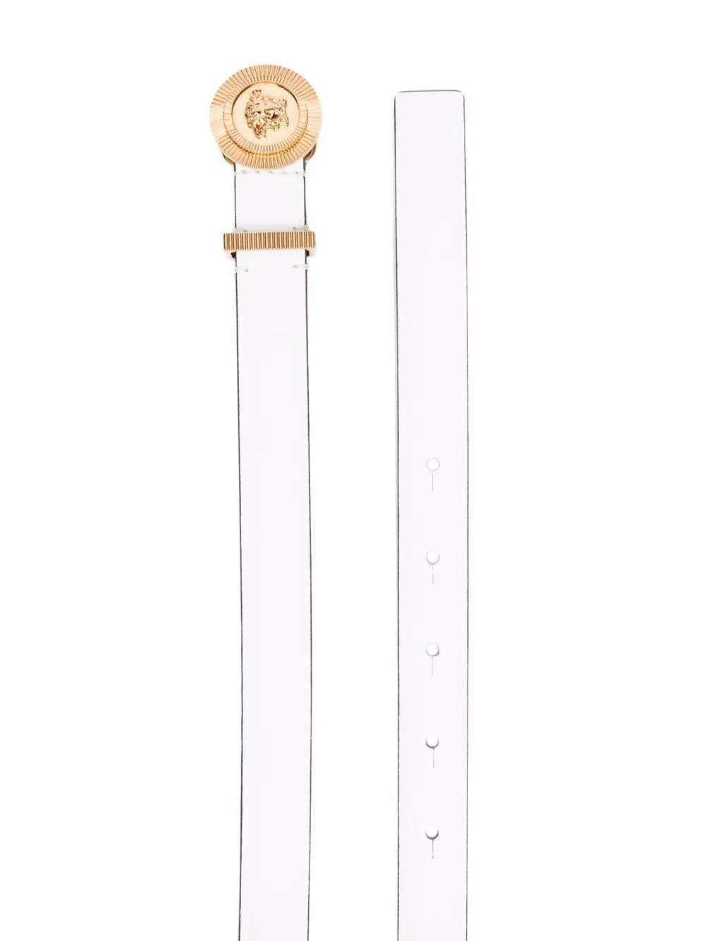 Versace Leren riem - Wit
