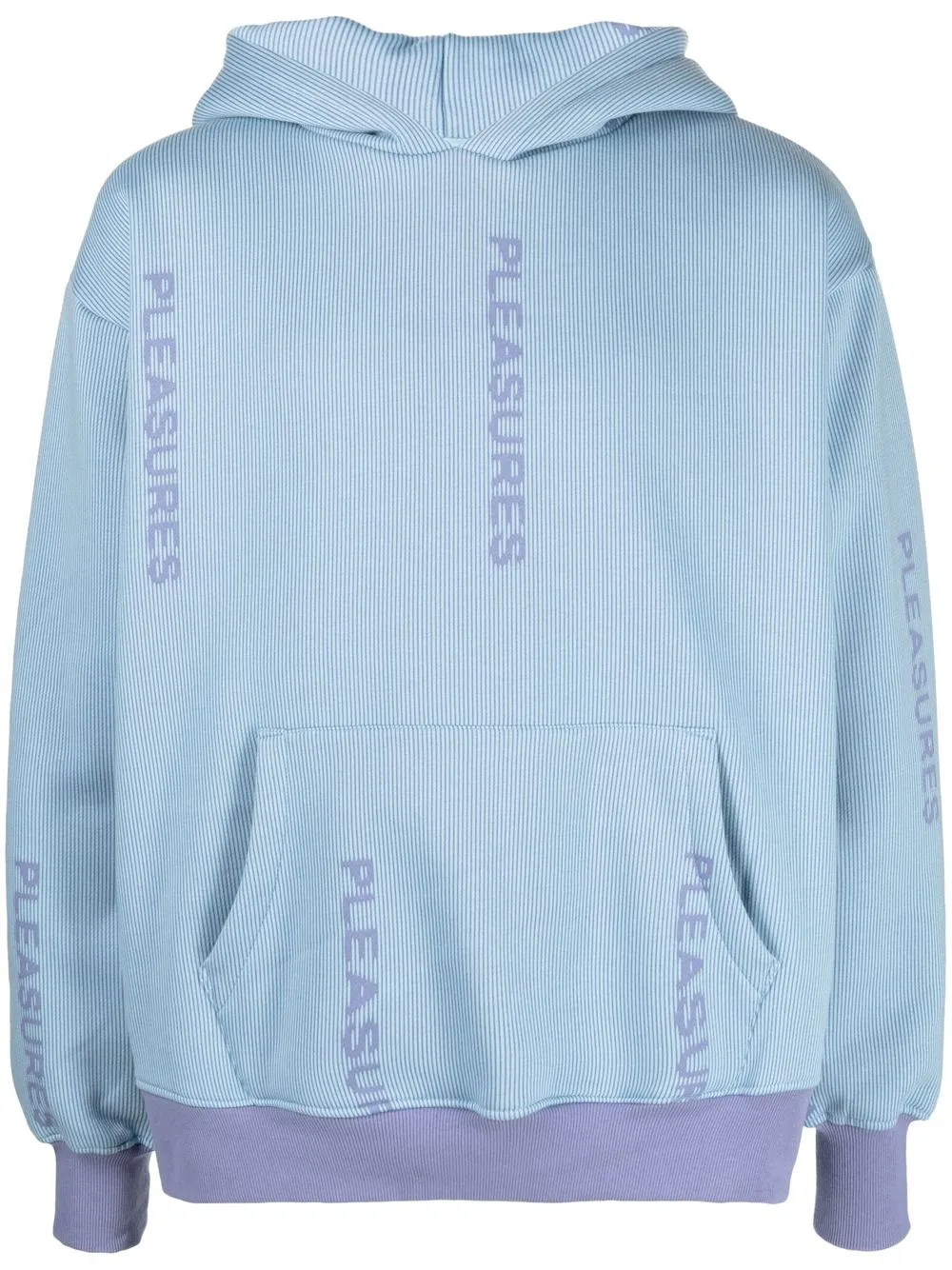 

Pleasures hoodie con logo estampado - Azul
