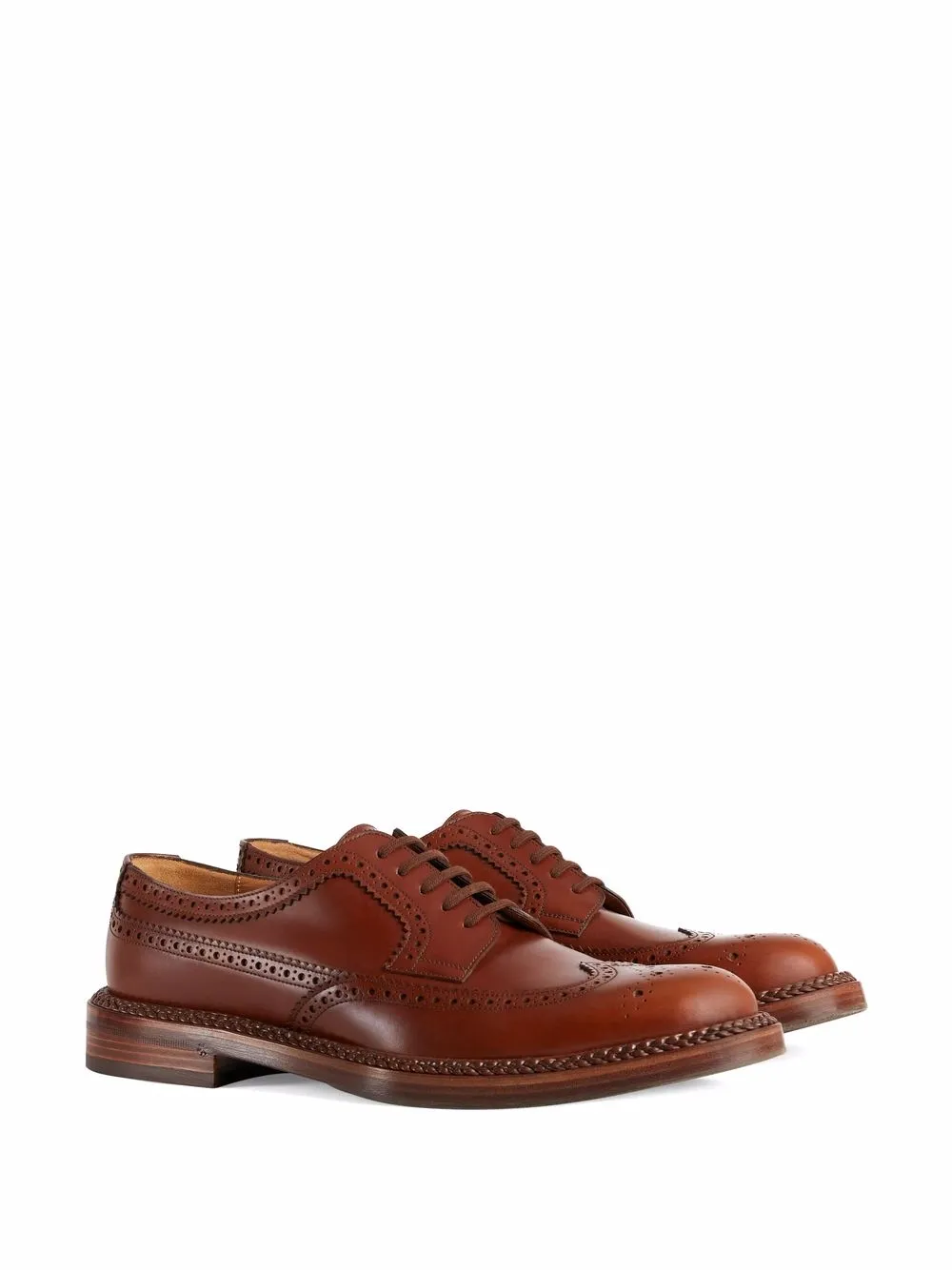 Gucci Leren brogues - Bruin