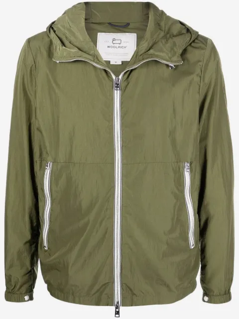 Woolrich hooded zip-fastening jacket