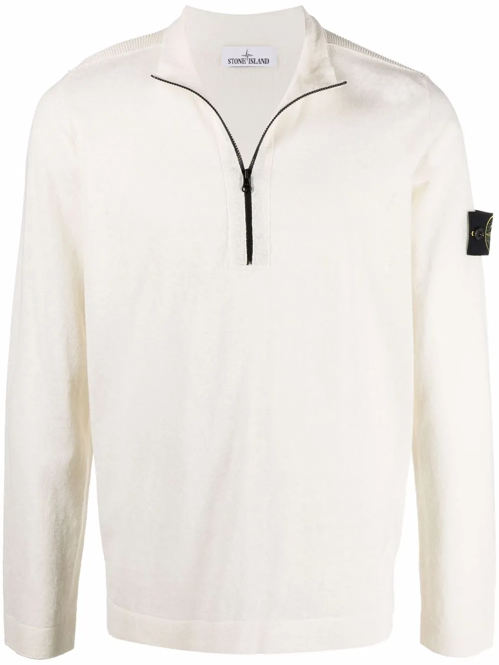 

Stone Island sudadera con medio cierre - Neutro