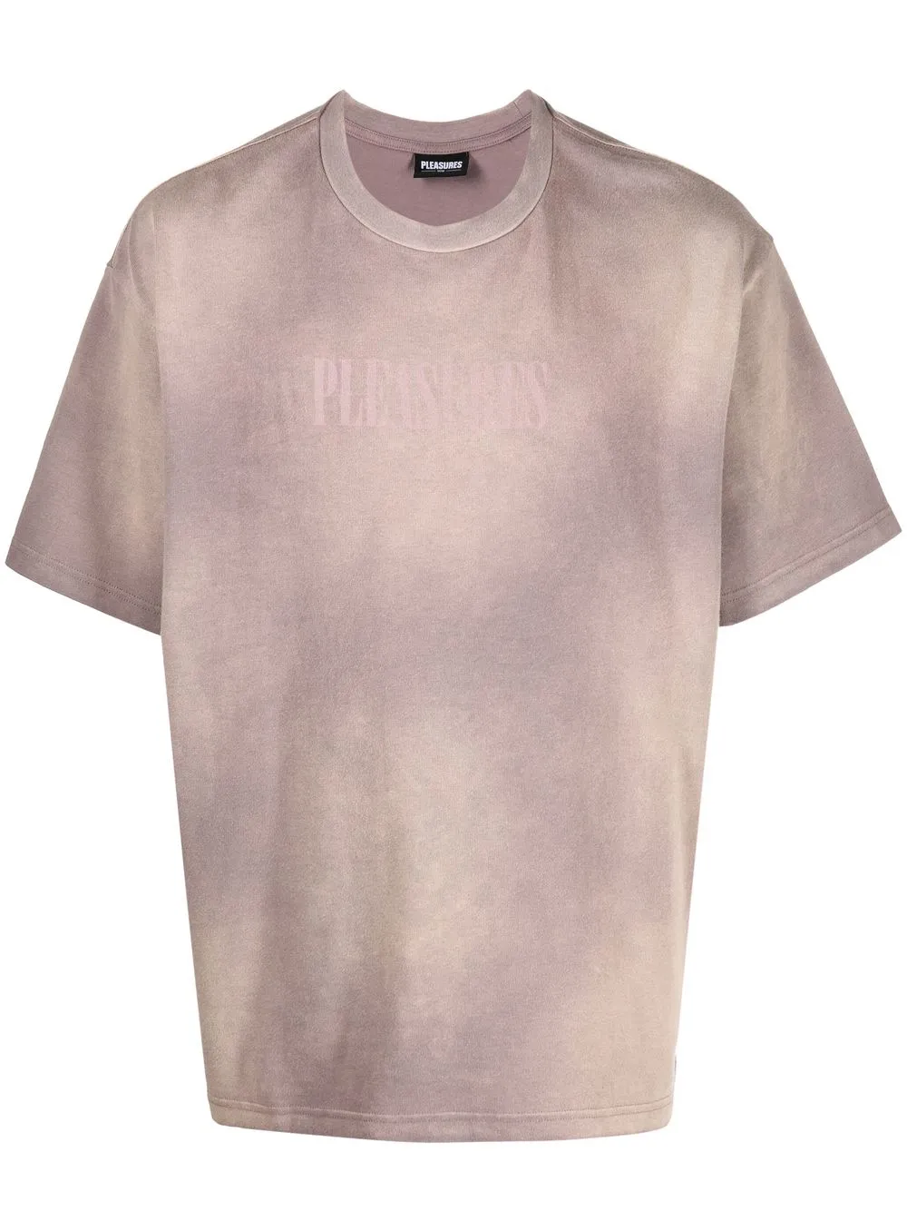 

Pleasures logo-print cotton T-Shirt - Neutrals