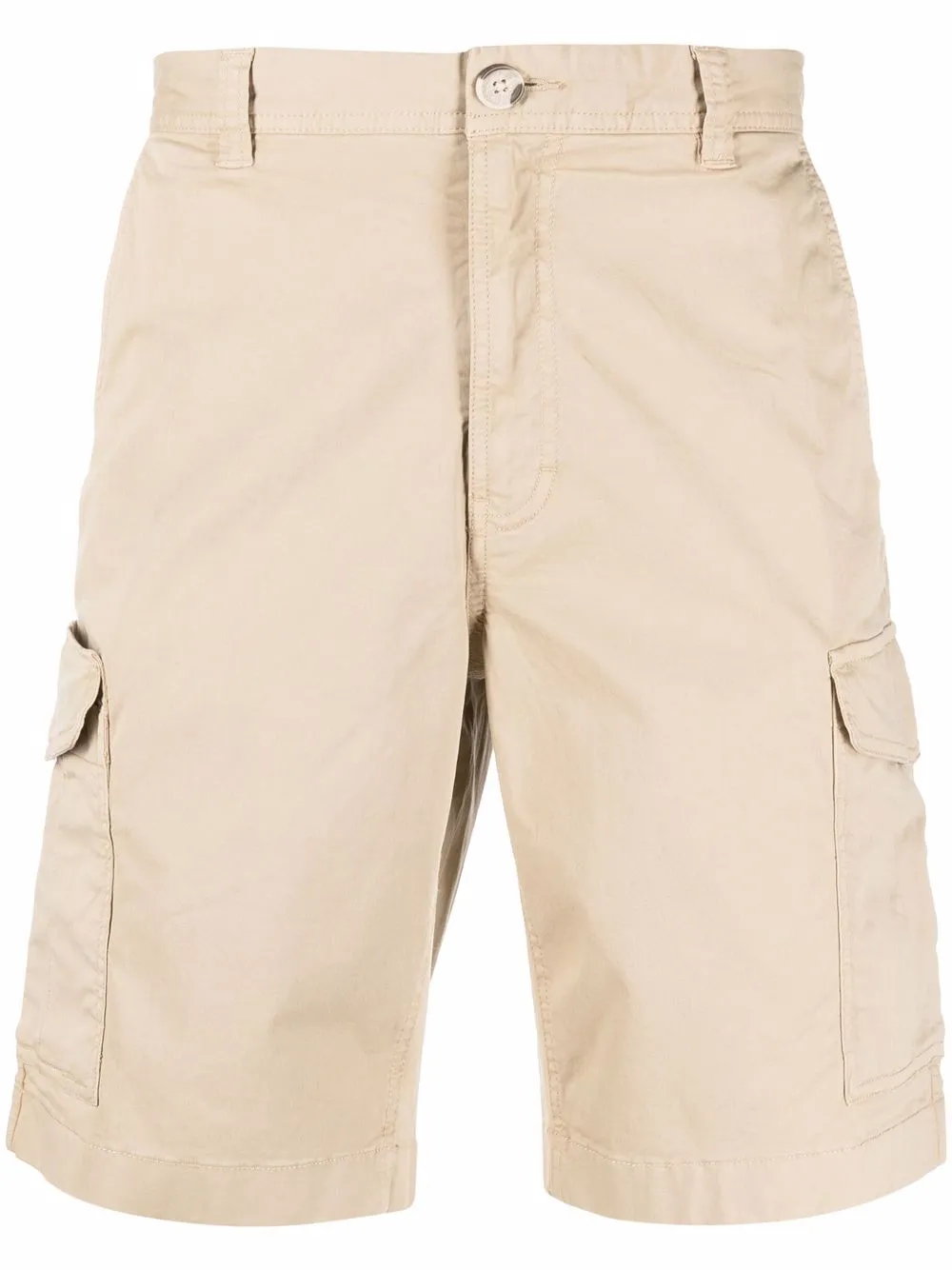 knee-length cargo shorts