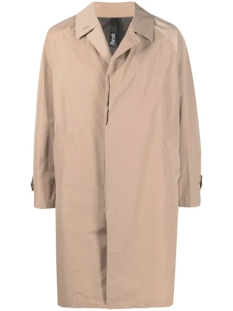 single-breasted trench coat