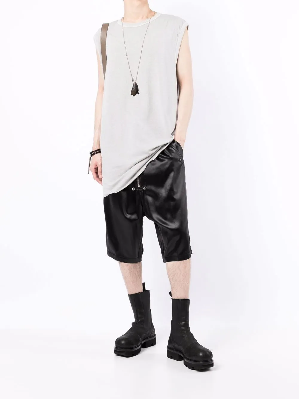 Boris Bidjan Saberi débardeur à encolure ronde | Débardeurs | Image 2