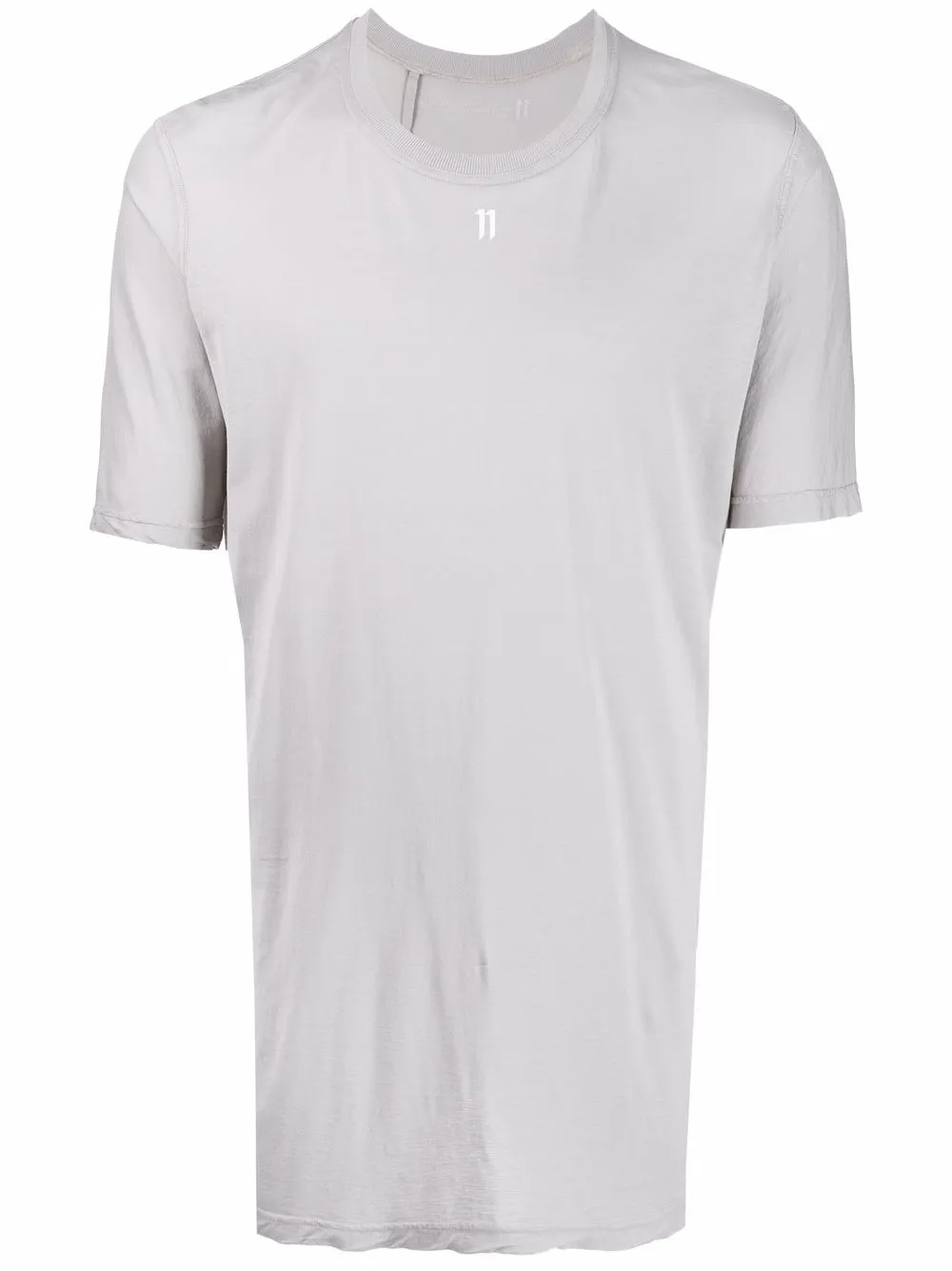 

11 By Boris Bidjan Saberi playera con logo estampado - Gris