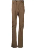 11 By Boris Bidjan Saberi straight-leg off-centre trousers - Brown