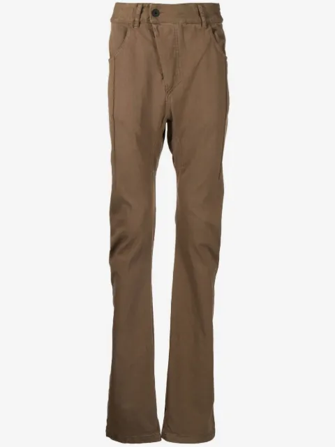 Boris Bidjan Saberi straight-leg off-centre trousers