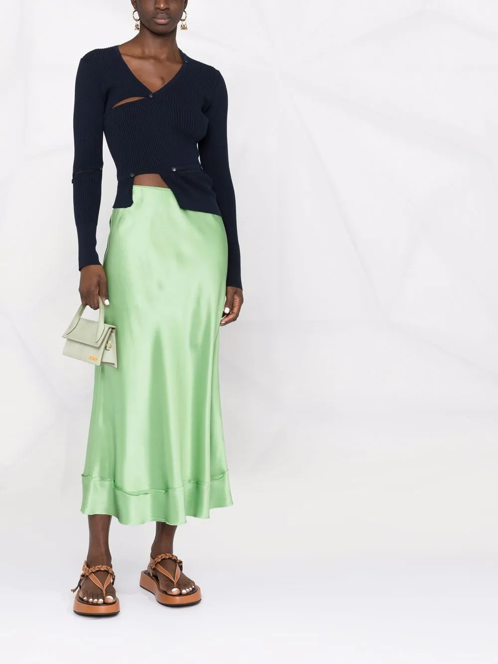 Jacquemus Trui met knopen - Blauw