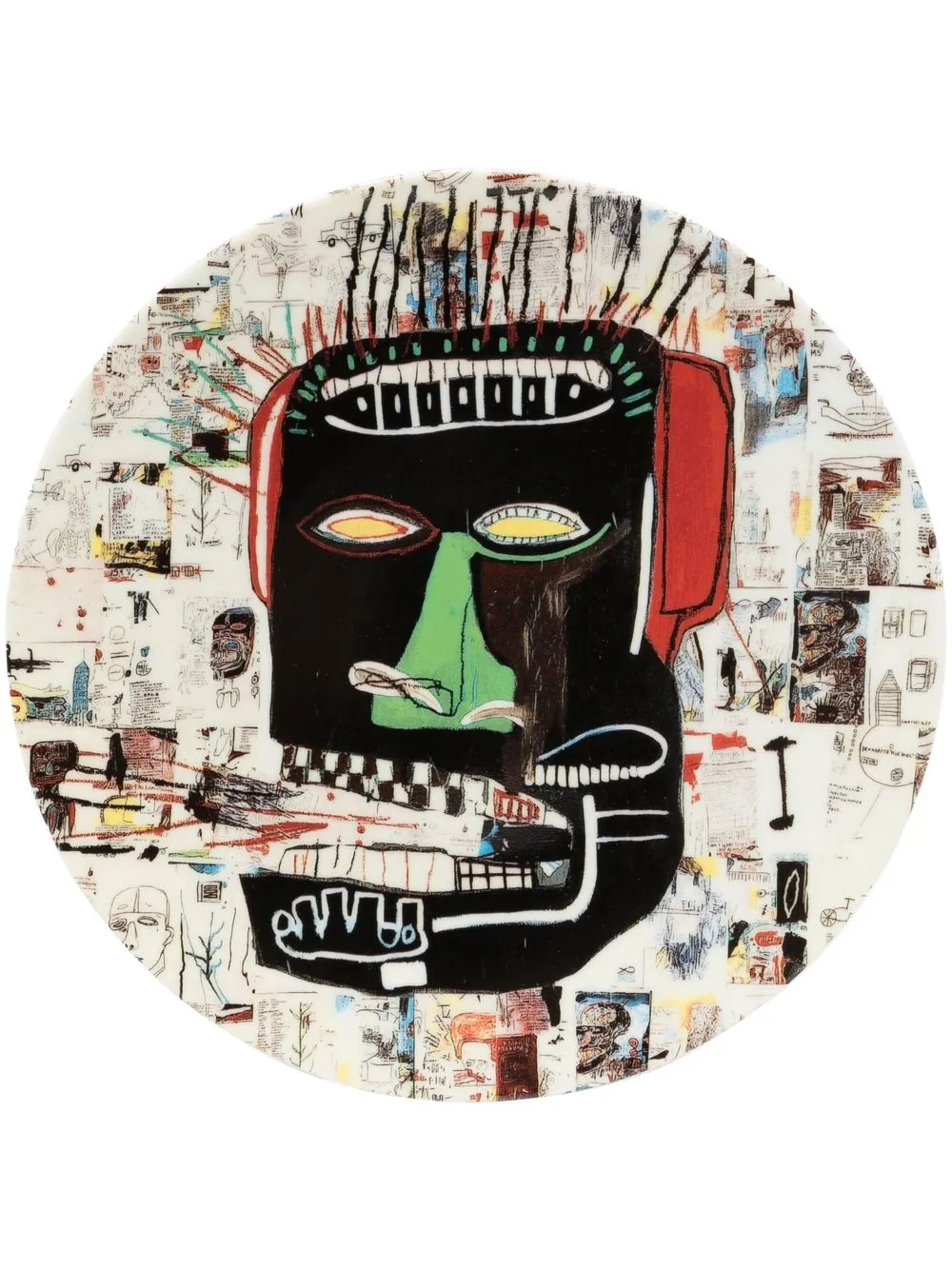 

Jean-Michel Basquiat X Browns large "Glenn" 27cm plate - Multicolour