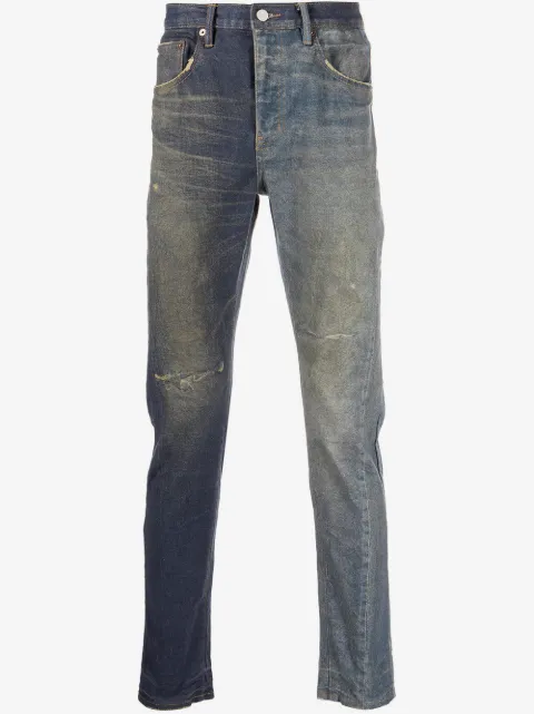 Purple Brand jeans slim con tiro bajo