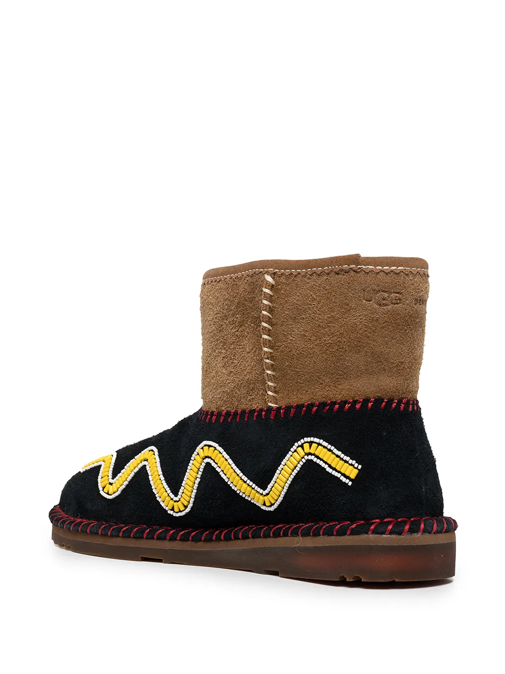 UGG bead-embellished ankle boots Black