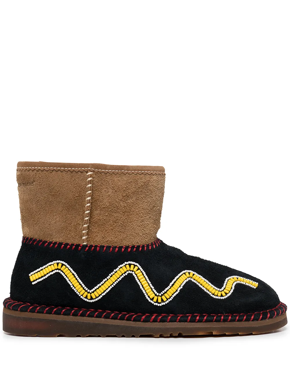 UGG bead-embellished ankle boots Black