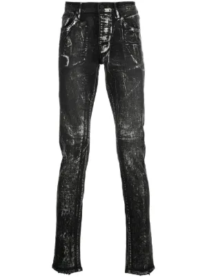 Dark purple skinny jeans clearance