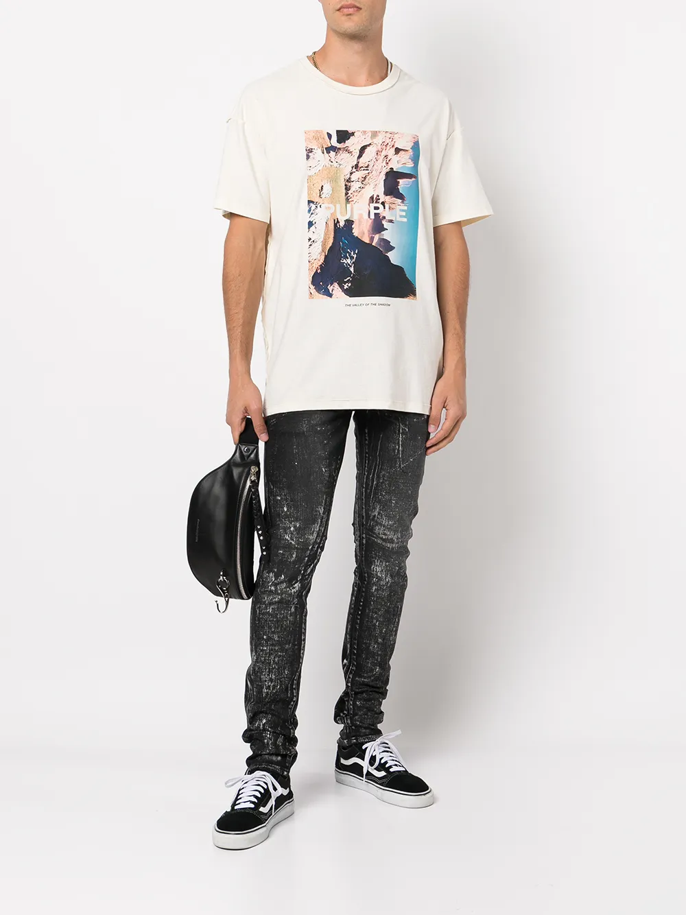 Purple Brand Slim-fit jeans - Zwart