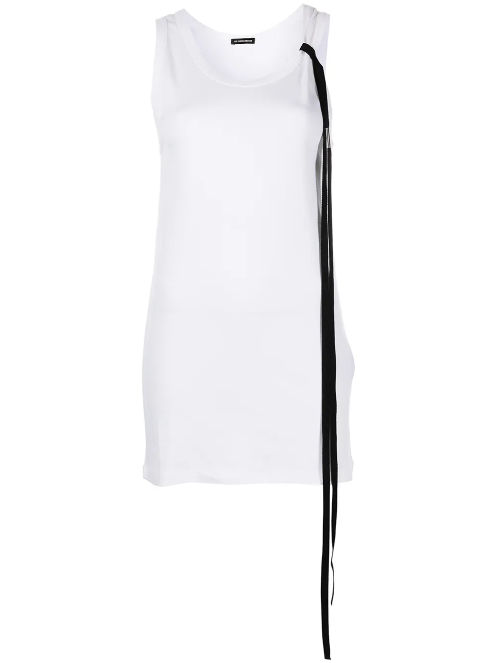Ann Demeulemeester string-detail tank top - White