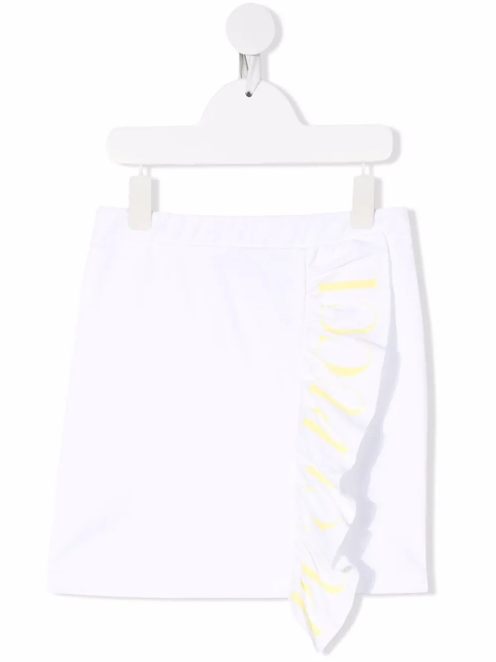 

PUCCI Junior ruffle-detail cotton skirt - White