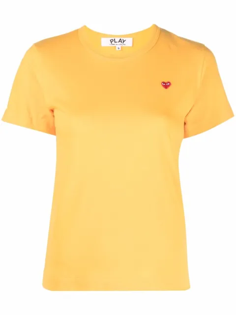 Comme Des Garçons Play cotton embroidered-logo T-shirt