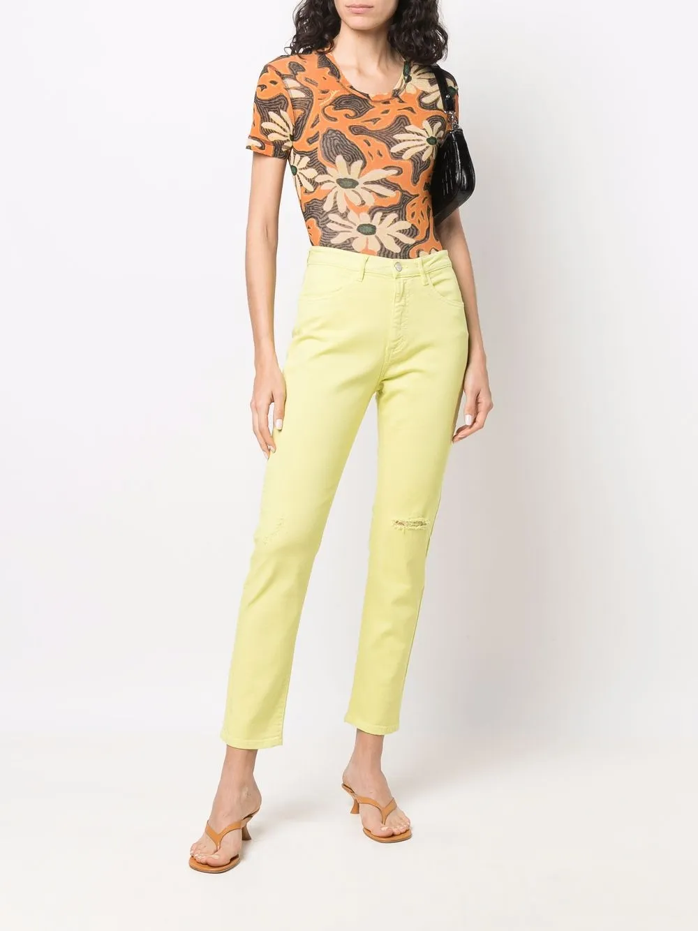 ICON DENIM Naomi skinny jeans - Geel