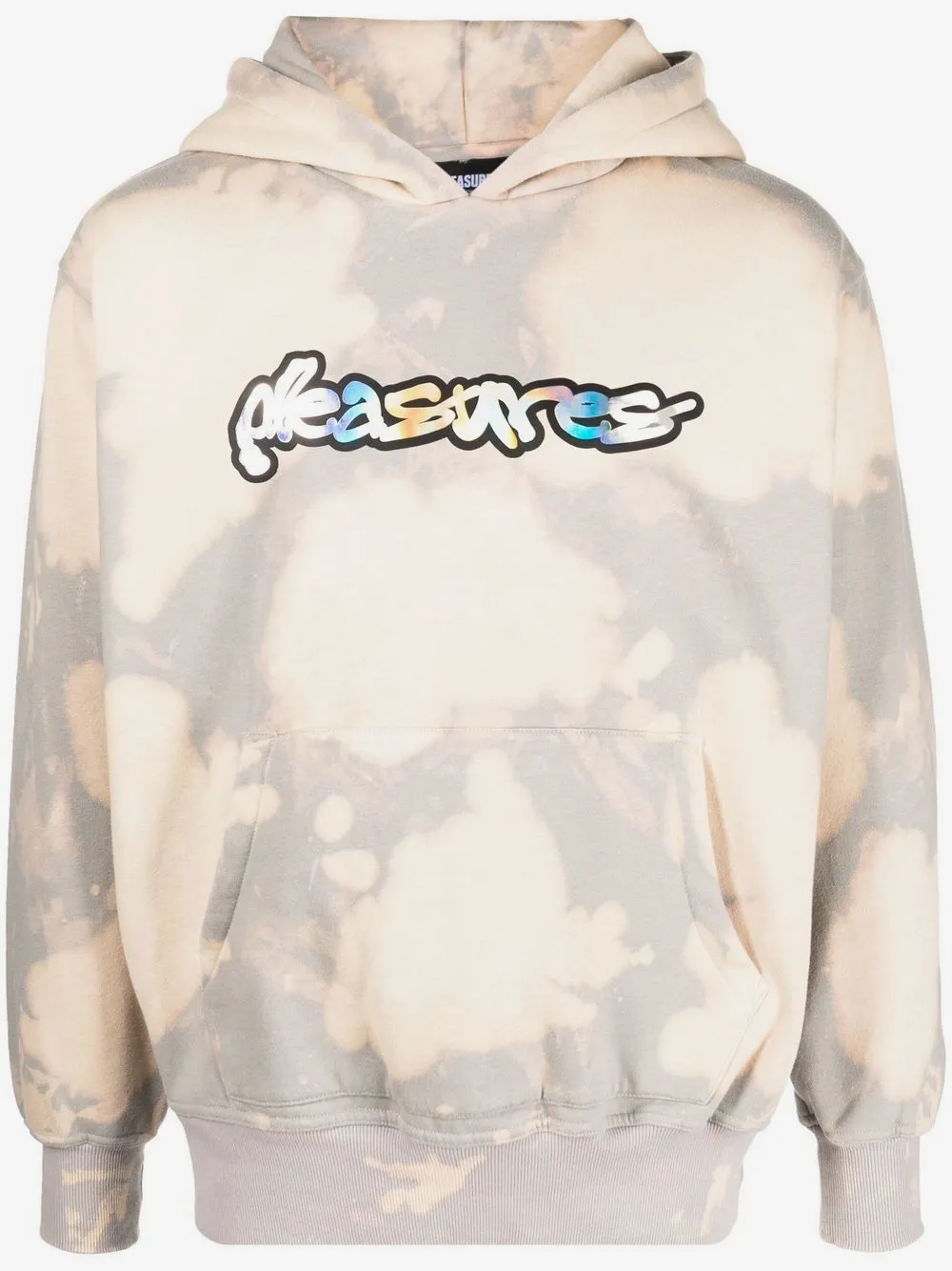 Pleasures Decay bleached-effect hoodie | Grey | Image 1