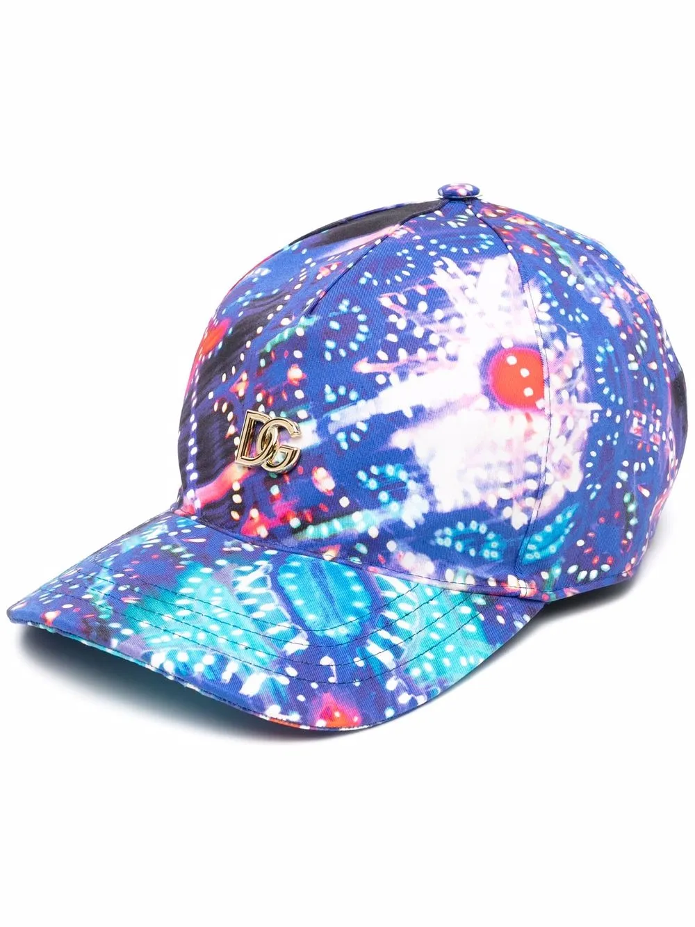 

Dolce & Gabbana gorra con estampado abstracto - Azul