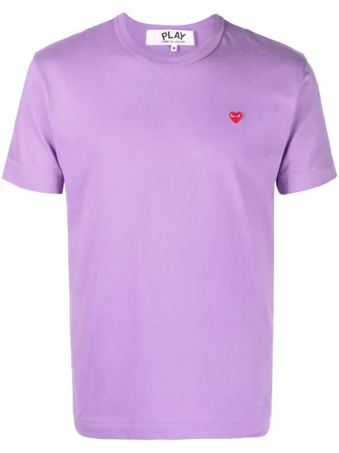 Comme Des Garçons Play logo-patch short-sleeve T-shirt
