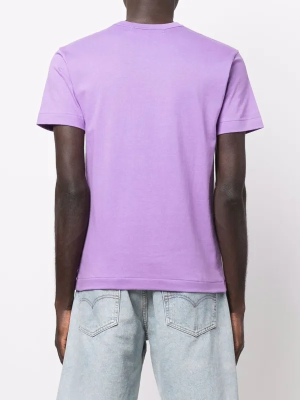 Comme Des Garçons Play ショートスリーブ Tシャツ | パープル