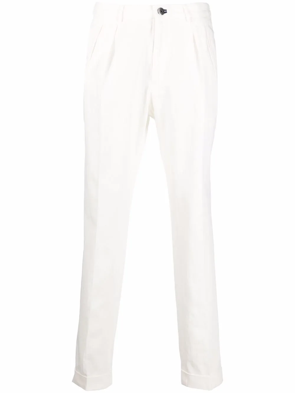 

Incotex pleat-front chino trousers - Neutrals