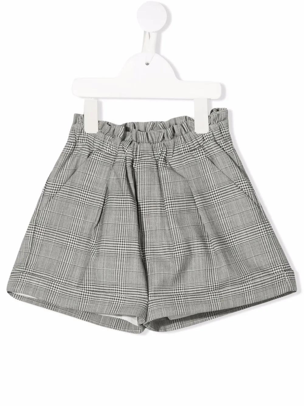 

Douuod Kids shorts con cuadros estampados - Gris
